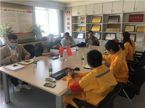 徐州市工信委、發(fā)改委來徐州華潤電力有限公司開展雙控目標(biāo)聯(lián)合檢查