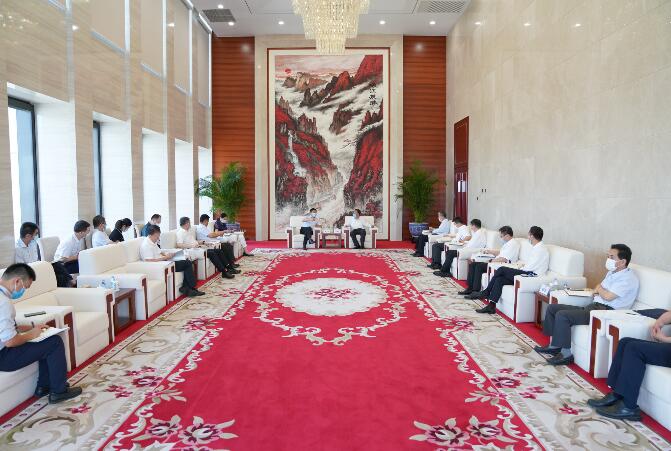 中國(guó)能建黨委書記、董事長(zhǎng)汪建平會(huì)見陜西省副省長(zhǎng)趙剛一行