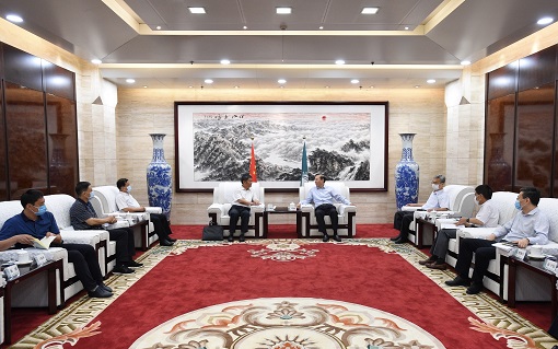 國家電網(wǎng)有限公司總經(jīng)理、黨組副書記辛保安會見寧夏回族自治區(qū)副主席吳秀章
