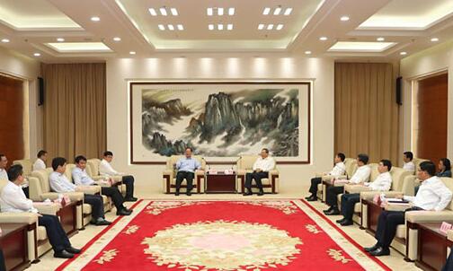 國(guó)家電網(wǎng)董事長(zhǎng)、黨組書(shū)記毛偉明拜會(huì)安徽省委書(shū)記李錦斌、省長(zhǎng)李國(guó)英