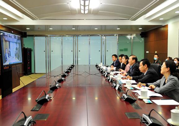 辛保安總經理與SAP公司全球執(zhí)行董事會成員、全球業(yè)務總裁傅美黛舉行視頻會談