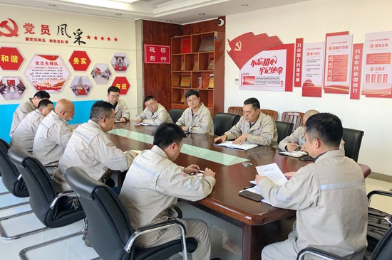 大唐淮北發(fā)電廠開(kāi)展“沖刺四季度，奪取雙勝利”主題黨日活動(dòng)