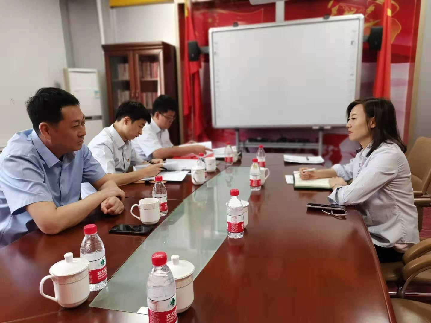 副局長王永強到烏海電業(yè)局千里山分局開展黨史學習教育督導、領學