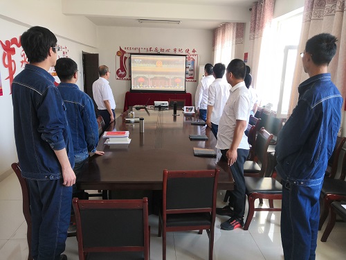 阿拉善電業(yè)局烏力吉供電分局慶建黨百年，憶初心使命