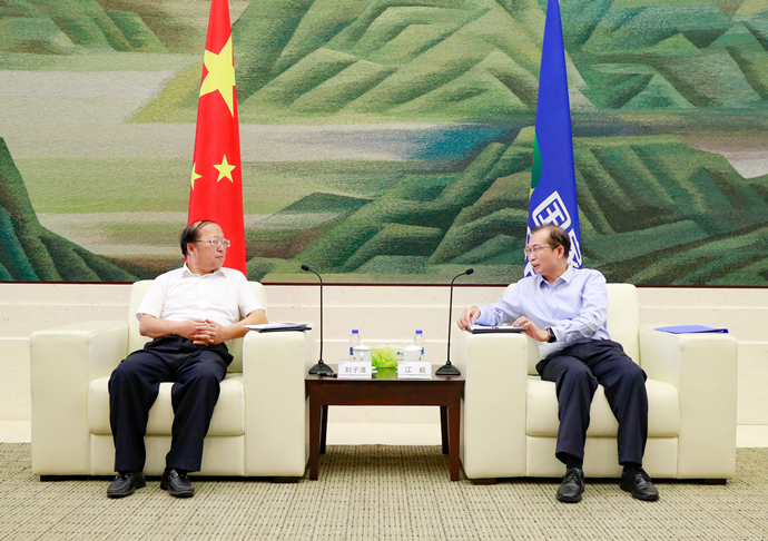 國(guó)家電投總經(jīng)理、黨組副書記江毅會(huì)見湖北省武漢市委常委、武漢經(jīng)開區(qū)工委書記劉子清