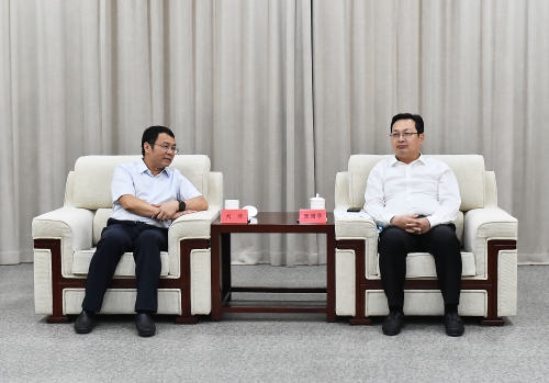 劉源拜會河北省委常委、副省長，雄安新區(qū)黨工委書記、管委會主任張國華