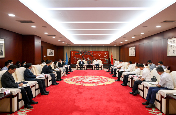 溫樞剛會(huì)見中國(guó)進(jìn)出口銀行黨委書記、董事長(zhǎng)吳富林