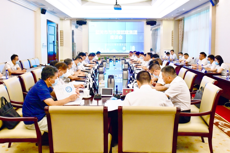 孫洪水與韶關(guān)市委書記、市長(zhǎng)陳少榮會(huì)談