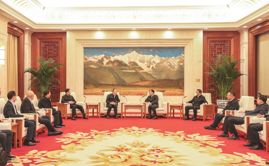 雷鳴山、韓君拜會(huì)云南省委書記王寧、省長(zhǎng)王予波