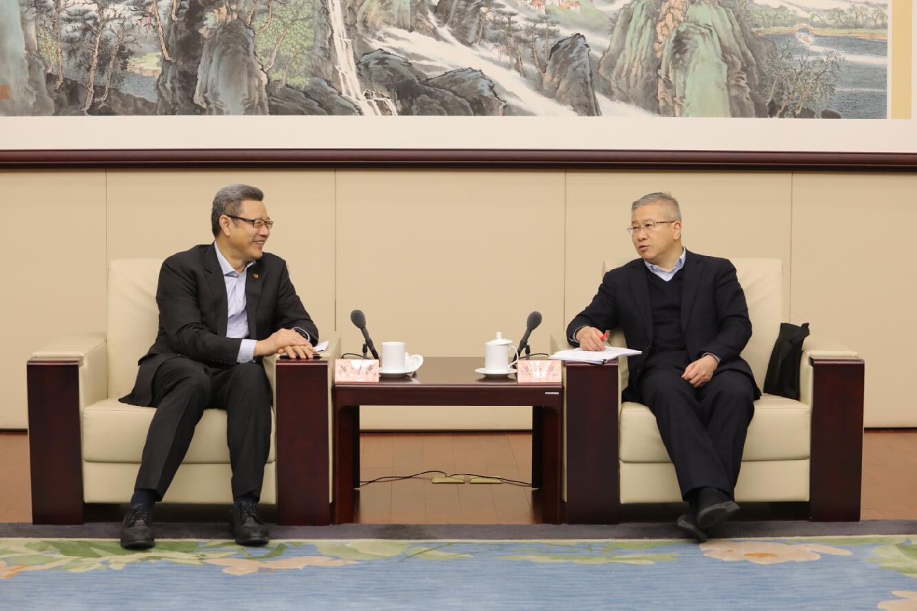 國家電投黨組書記、董事長錢智民拜會浙江省委常委、常務副省長徐文光