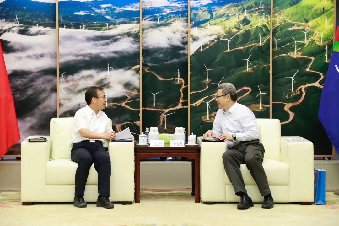 國家電投黨組書記、董事長錢智民會見河北省滄州市市長向輝