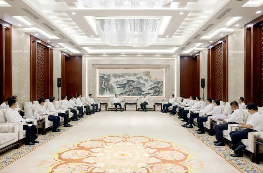 大唐集團(tuán)鄒磊、劉明勝拜會(huì)山東省委書記林武、省長周乃翔