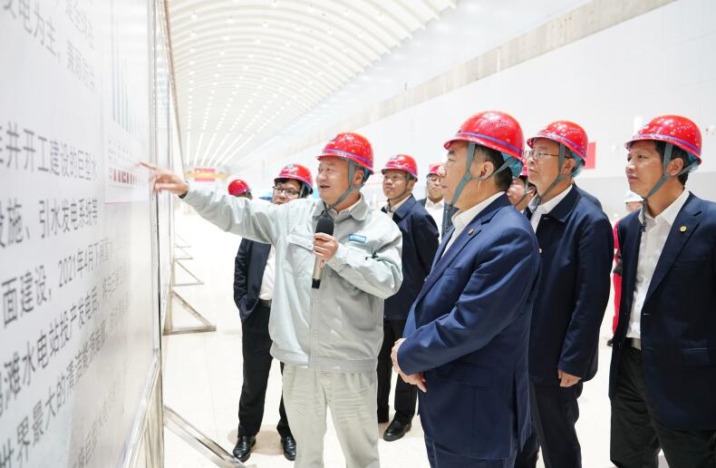 中國能建黨委書記、董事長宋海良赴白鶴灘水電站調(diào)研