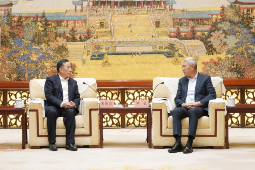 宋海良拜會江西省委書記尹弘、省長葉建春并見證簽署戰(zhàn)略合作協(xié)議