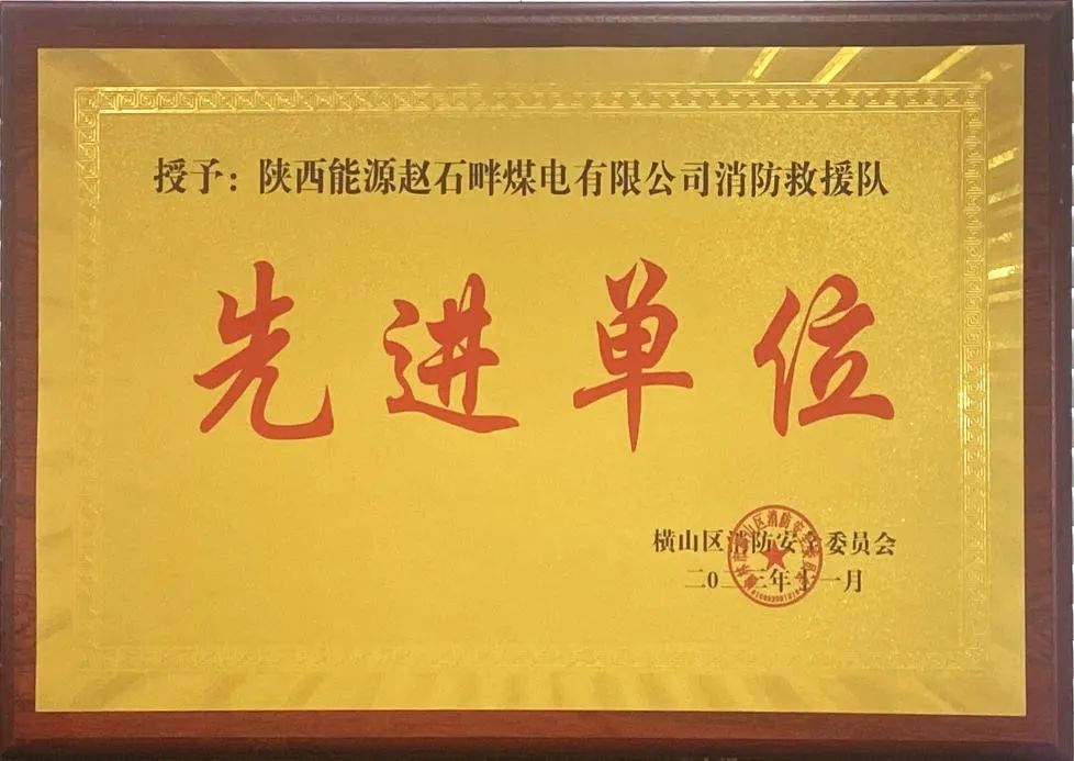 優(yōu)秀！再續(xù)輝煌！陜投集團(tuán)趙石畔煤電消防工作又獲表彰