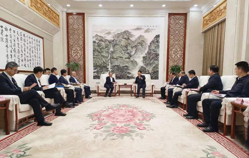 吳云拜會(huì)湖北省政府副省長(zhǎng)、黨組成員盛閱春
