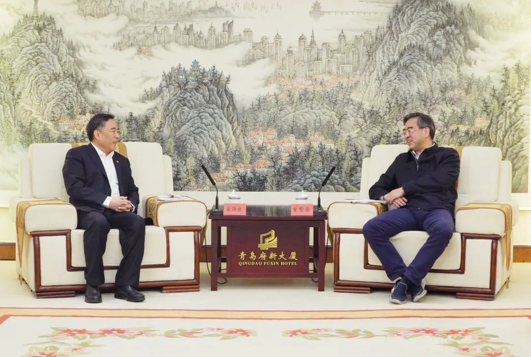 中國(guó)能建黨委書記、董事長(zhǎng)宋海良拜會(huì)山東省委常委、青島市委書記曾贊榮