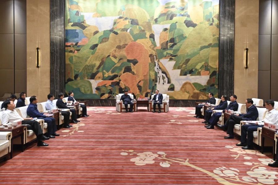 武漢市委書記郭元強(qiáng)、市長程用文會見三峽集團(tuán)董事長劉偉平一行