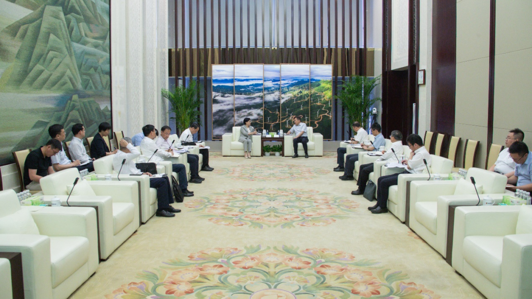 國家電投黨組書記、董事長劉明勝會見江蘇省委常委、南京市委書記韓立明