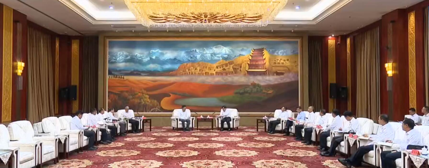 國(guó)家電投董事長(zhǎng)劉明勝、總經(jīng)理栗寶卿拜會(huì)甘肅省委書記胡昌升、省長(zhǎng)任振鶴