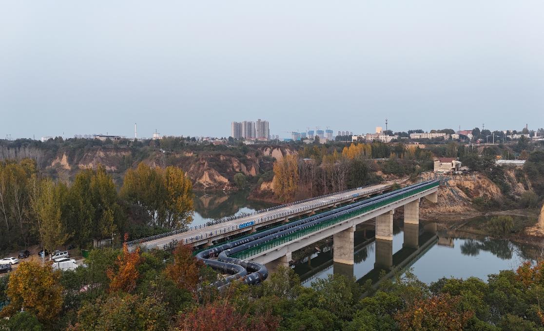 華潤登封電廠“引熱入鄭”供熱管網工程全線貫通投運