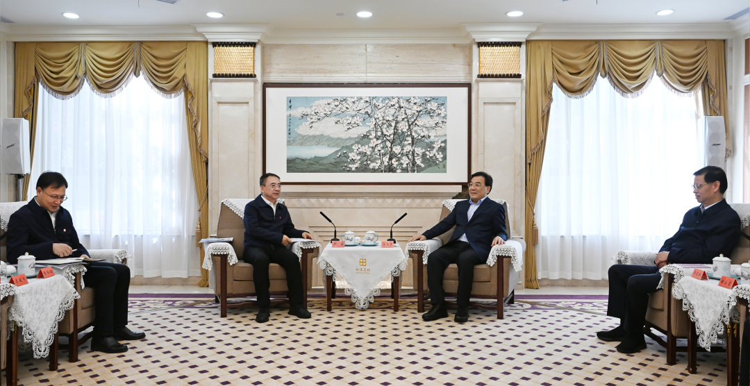 大唐集團董事長鄒磊、總經(jīng)理張傳江拜會江蘇省委書記信長星、省長許昆林