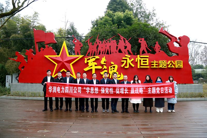 華潤電力四川公司聯(lián)合華潤集團(tuán)在川企業(yè)開展“學(xué)思想、強(qiáng)黨性、促增長、贏戰(zhàn)略”主題黨日活動(dòng)
