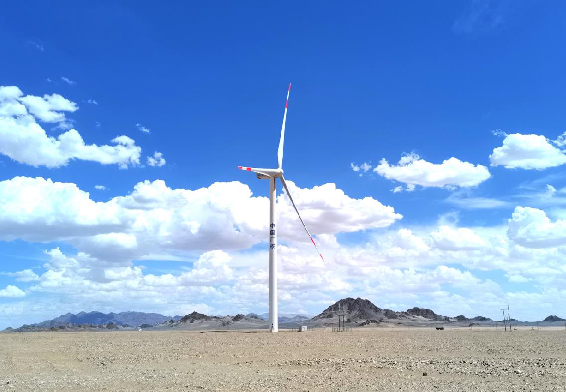 中廣核青海冷湖廣竣50萬(wàn)千瓦風(fēng)電項(xiàng)目全容量并
