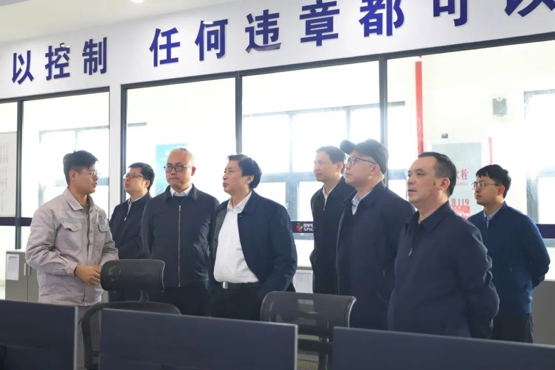 中國工程院院士謝和平調(diào)研前詹風(fēng)電、前詹港電